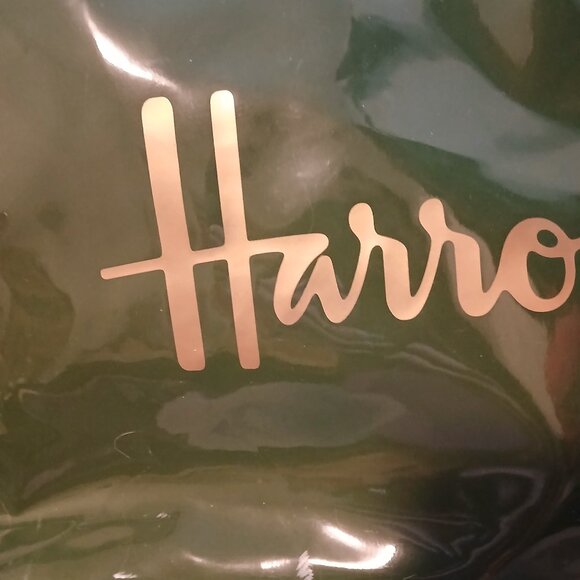 Harrods London PVC Reusable Shopper Bag - Picture 9 of 13
